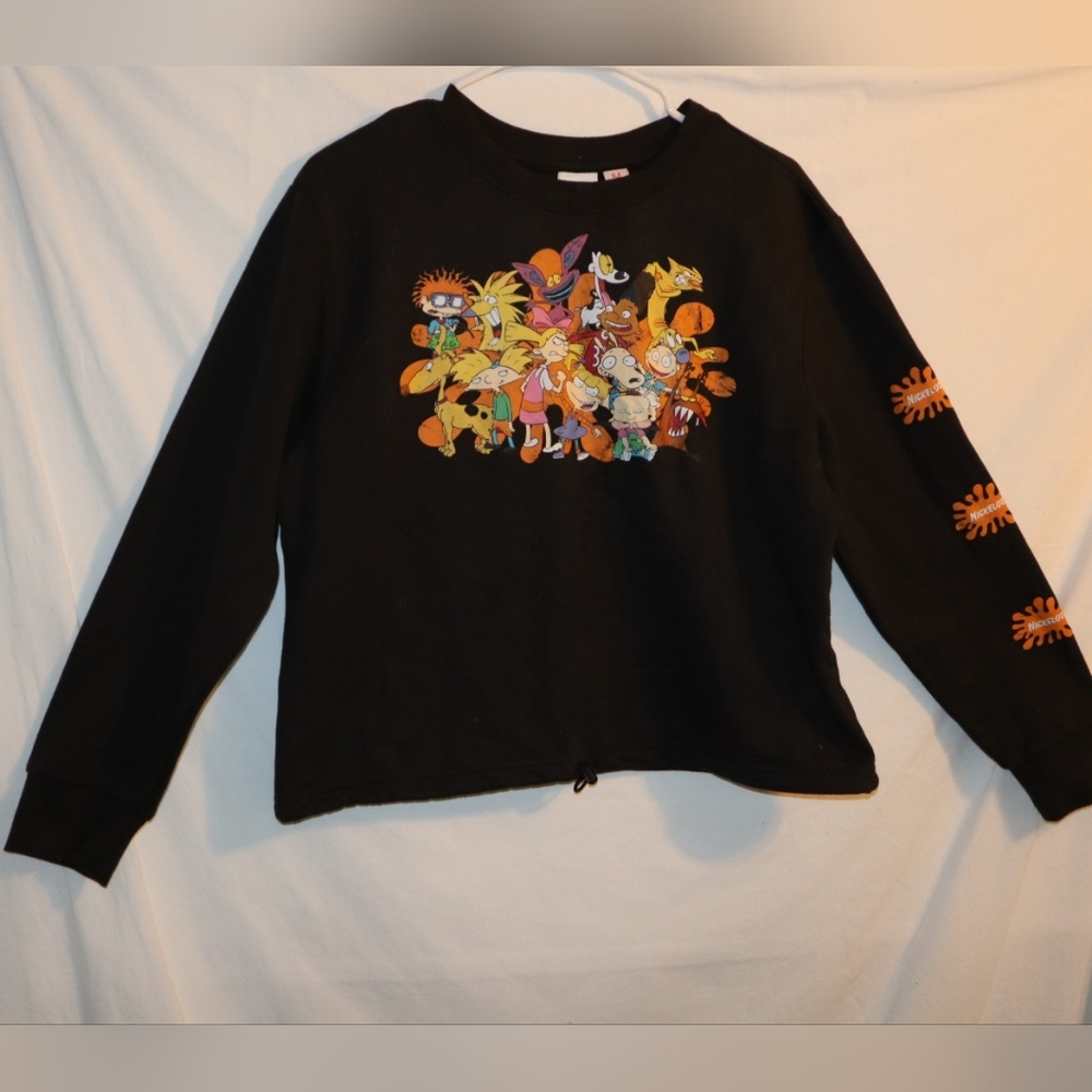 Nickelodean RUG RATS BLACK SWEATSWIRT - Picture 3 of 10
